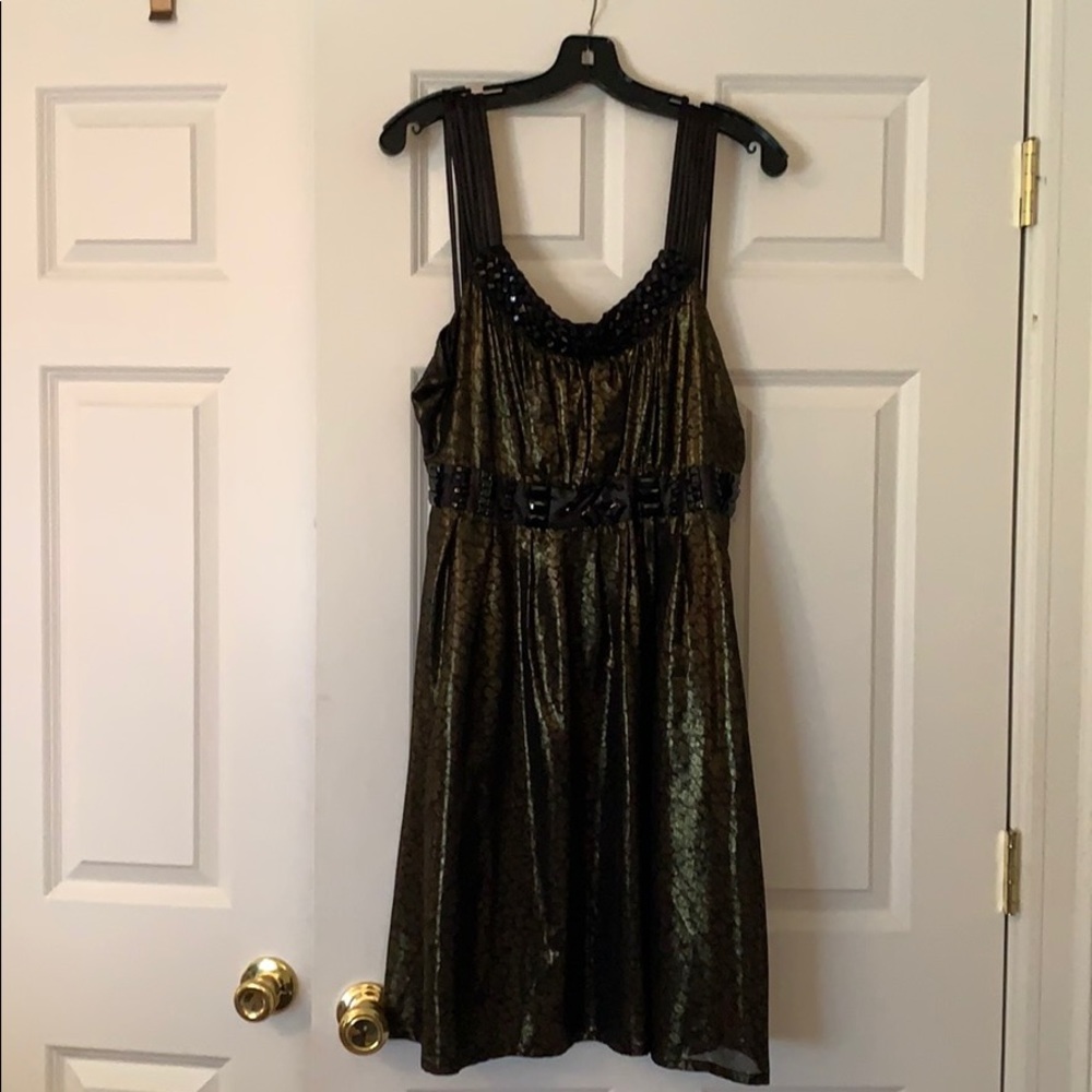 Black & Gold Cocktail Dress